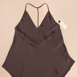 ASTR silk halter top size L